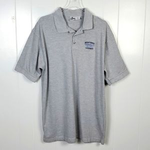 Men's Heavy Weight Rose 2XL Light Gray Polo Shirt